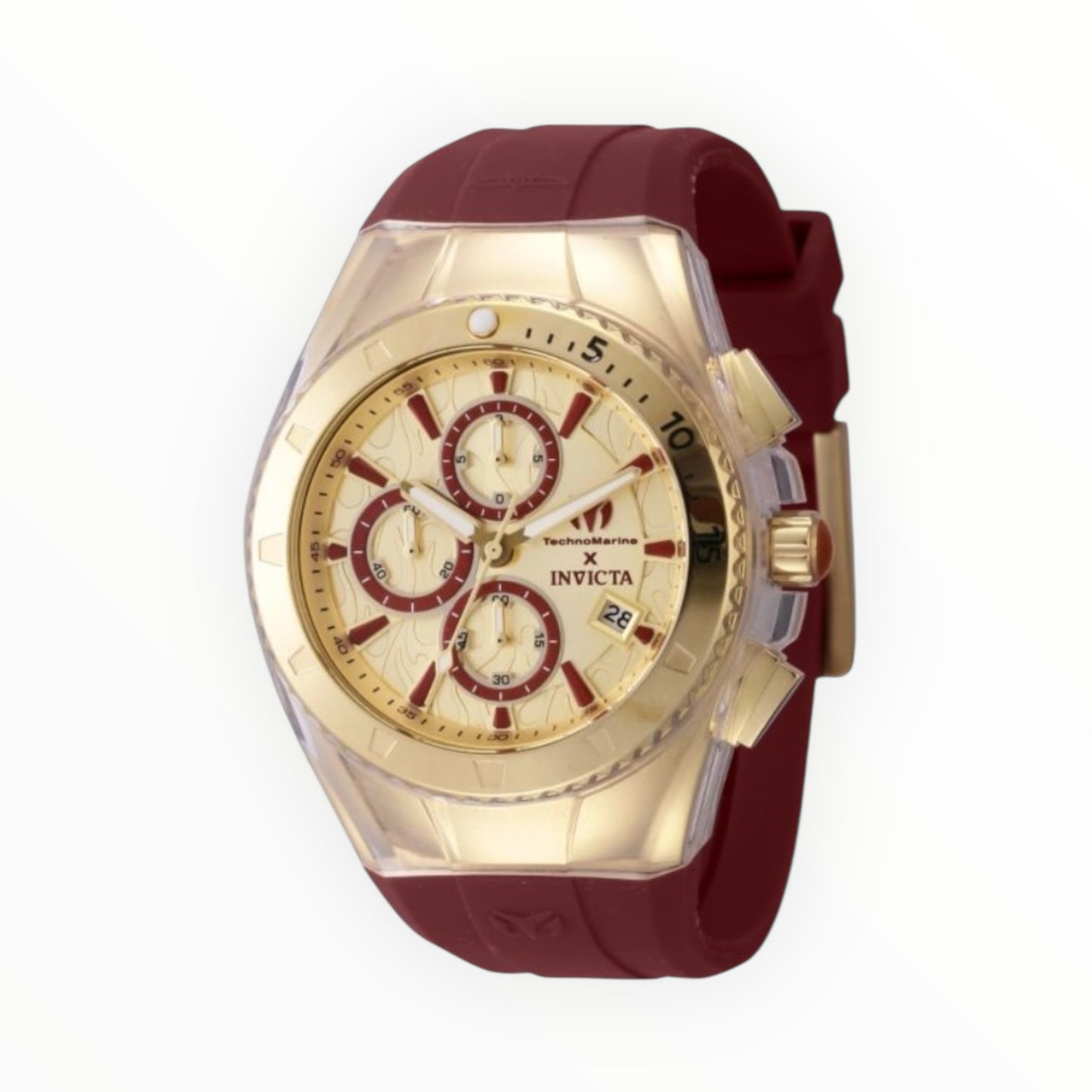 TechnoMarine X Invicta Five Elements FIRE Men's Watch with 3 Interchangeable Straps - 44.5mm