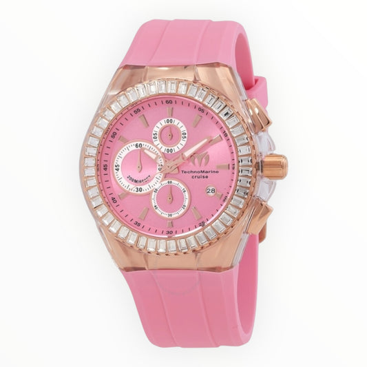 Cruise Chronograph Quartz Pink Dial Men's Watch